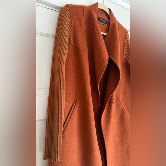 Kenneth Cole Burnt Orange Coat - Picture 3 of 4